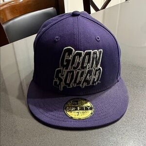 Purple 59FIFTY Cap with Embroidered Design-Goon Squad